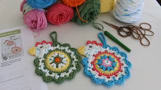 🐓How to Crochet a Chicken coaster | crochet chicken decor | crocheting a chicken #crochetchicken