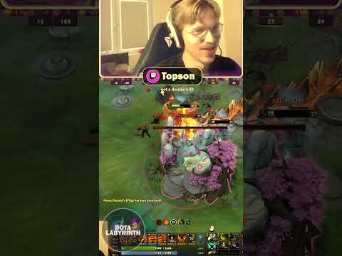 Topson predicted this EARTHSHAKER, but it was too late... Dota 2 #dota2 #gaming #outplay