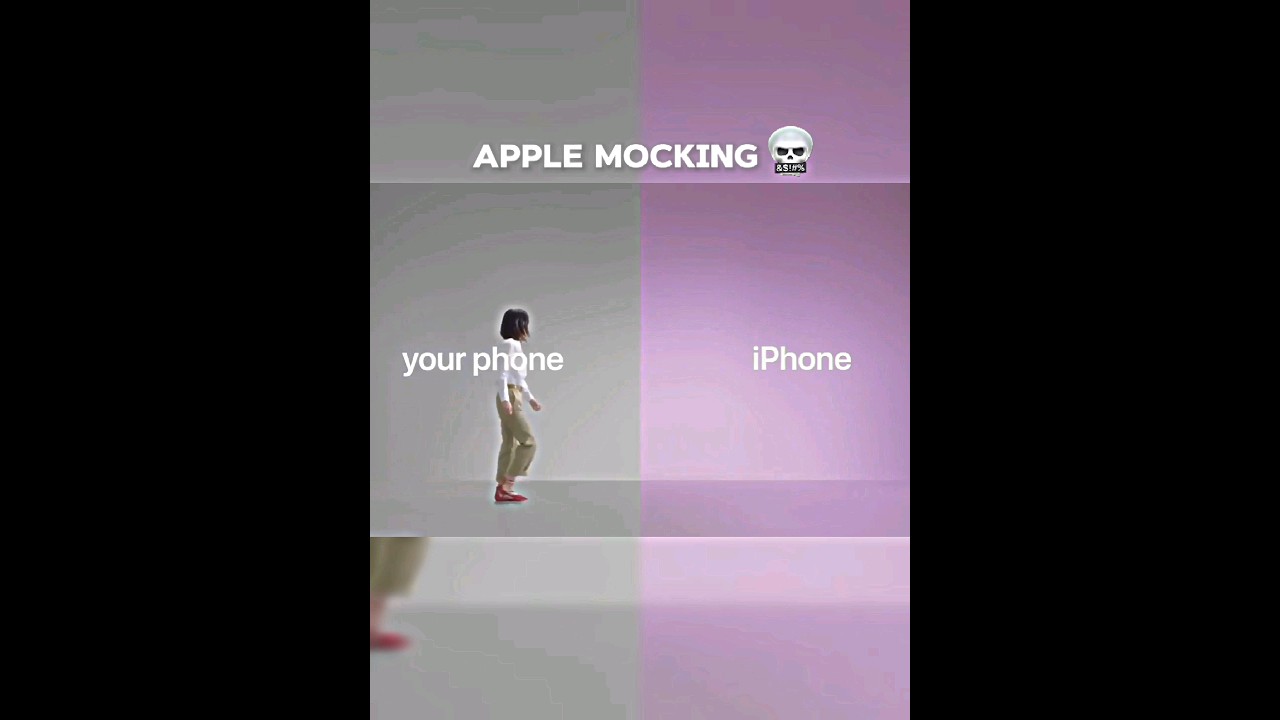 Samsung mocking Apple 😂💀 #blowup #apple #samsung #edit