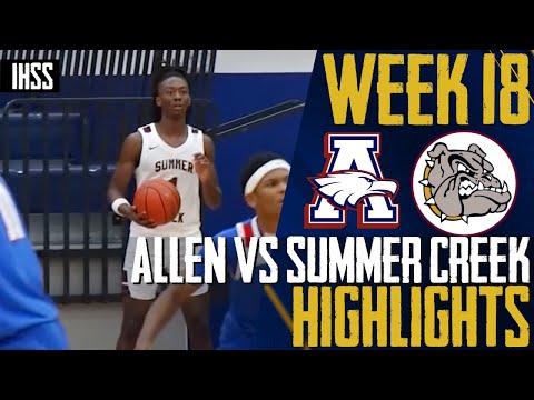Allen Eagles Dominate Summer Creek 94-67 | High School Basketball Highlights