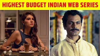 Indian Web Series जिनका budget bollywood फिल्मों से भी ज्यादा है😱🤯 #shorts
