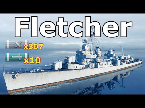 World of WarShips Fletcher - 3 Kills 221K Damage