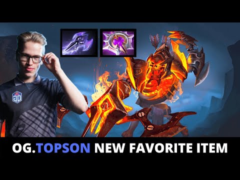 [Dota 2] OG.TOPSON NEW FAVORITE ITEM | TOPSON MID CLINKZ BUILT MAGE SLAYER | NULIFIER BACK TO META!
