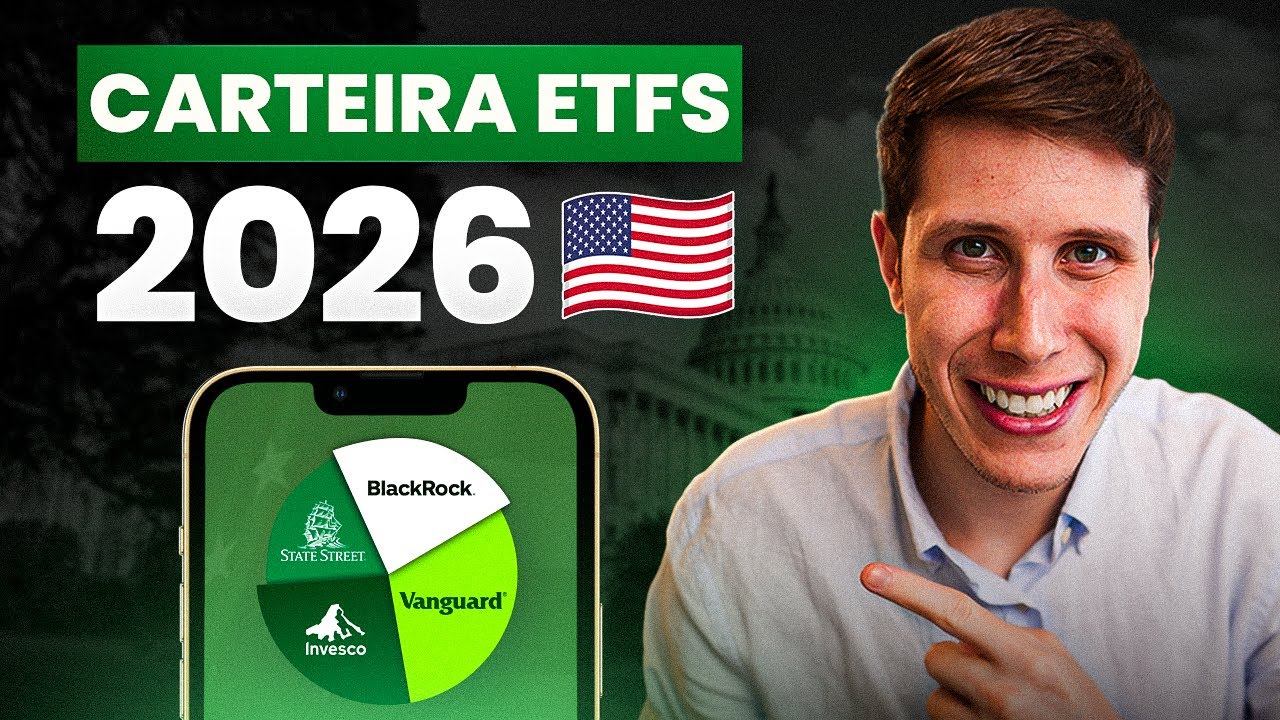 Como montar a melhor carteira de ETFs em 2026 (em dólar!)