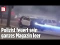 SUV-Fahrer attackiert Polizei-Auto – dann eskaliert die Situation komplett