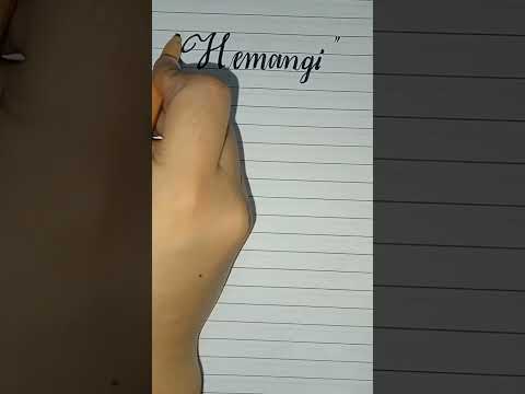 "Hemangi" name calligraphy Art and Artist#art #artist #calligraphy