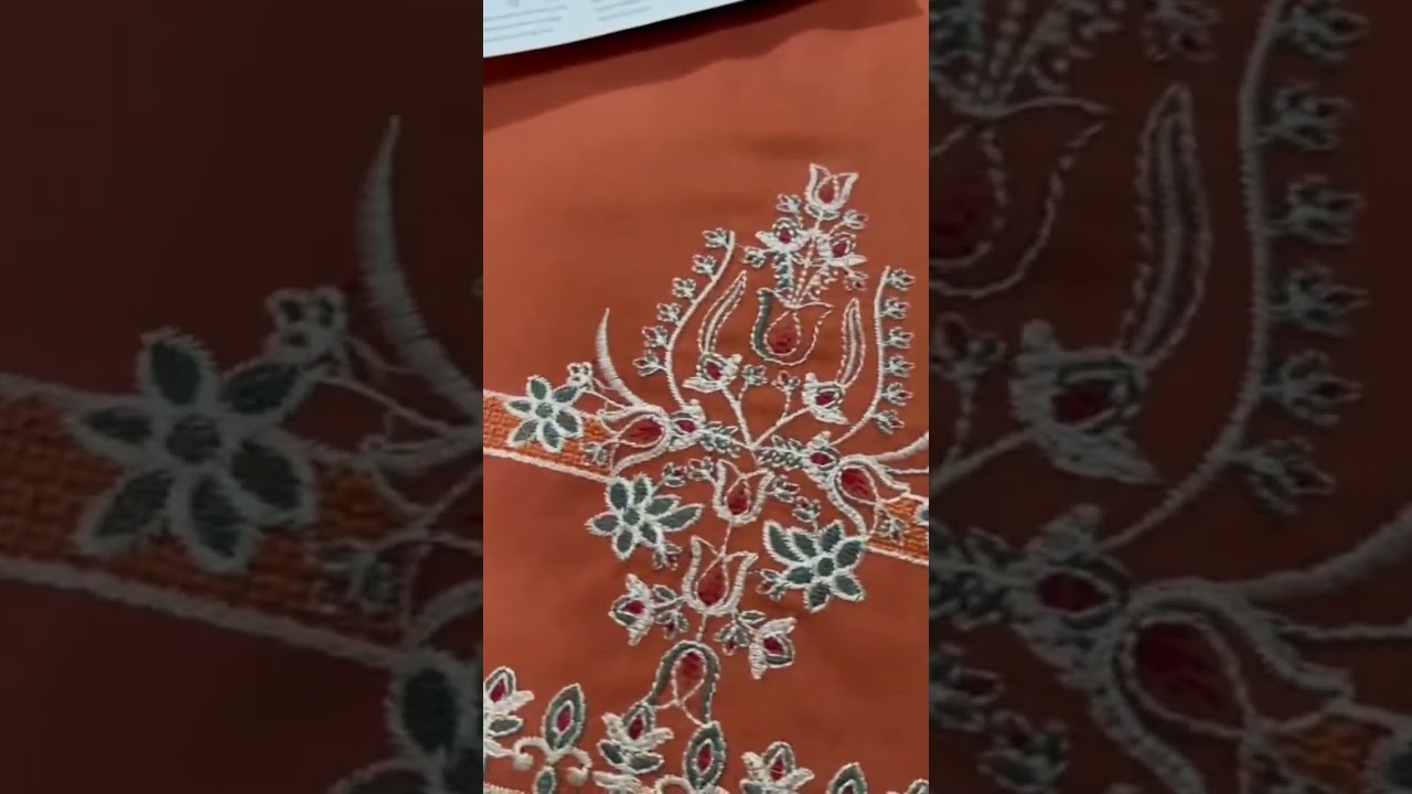 _WINTER'S COLLECTION_BRAND NAME : ASLING CATEGORY : DHANAK 3PC EMBROIDERED AIRJET DHANAK EMBROIDERE