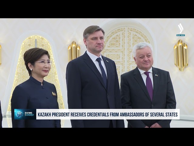 Президент Казахстана принял верительные грамоты послов ряда государств