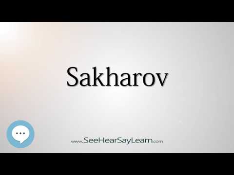 Sakharov (How to Pronounce Cities of the World)💬⭐🌍✅