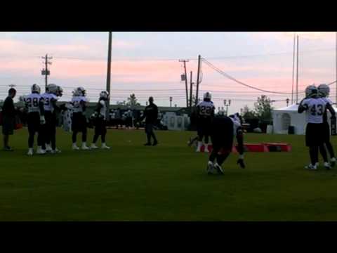 Gamecocks Fall Practice - Linebacker drills