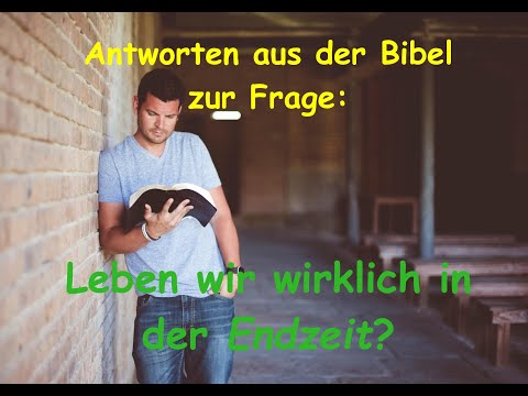 Leben wir wirklich in der Endzeit? Jürgen Schmid