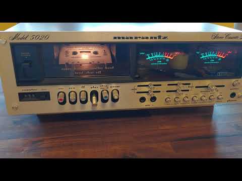 RARE Vintage 1970's Marantz 5020 Stereo Cassette Deck. DEMO.