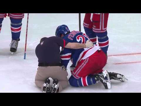 Dominic Moore hit on Ruslan Fedotenko - Lightning/Rangers - 2/9/2012