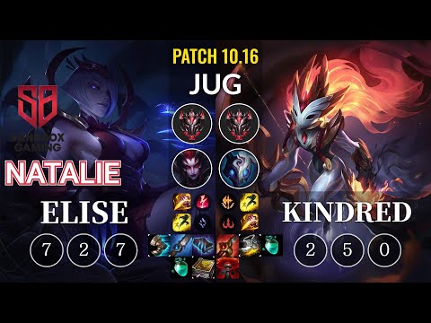 SB Natalie Elise vs Kindred Jungle - KR Patch 10.16