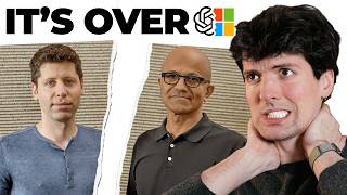 Thumbnail for Microsoft and OpenAI break up (Amazon is pumped)