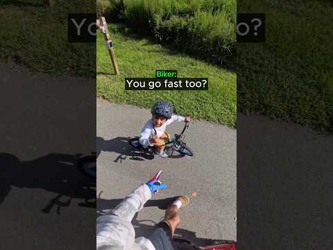 Little Kid Gets the Best Surprise From a Biker 😌