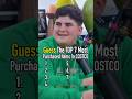 BIG JUSTICE Guesses The TOP 7 Most Purchased Costco Items Shorts Costco Bigjustice Therizzler