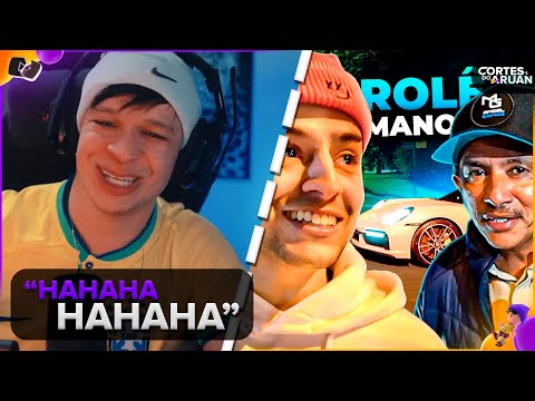 ARUAN REAGE: Levei o MANOEL GOMES pra um ROLÊ DE PORSCHE! (LOUD CORINGA) - Cortes do Aruan