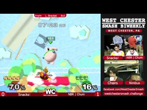 WCS 4/16/2016 L.Bracket: Snacks! (Fox) vs NBR | Chum (Jigglypuff)