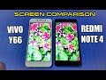 ViVo Y66 vs Redmi Note 4 Screen Test Comparison | IPS DISPLAY | TechTag!!