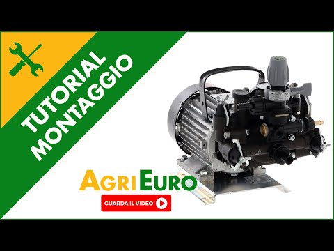 Presentazione motopompa elettrica per irrorazione Comet MC 20/20 con motore monofase