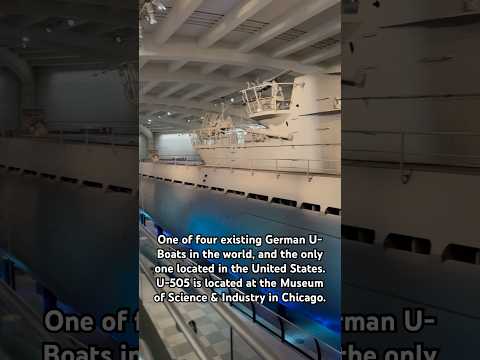 One of four existing German U-Boats in the world, and the only one located in the United States.
