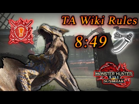 [MHR:SB] LS | Special Investigation Tigrex - 8:49 | TA Wiki Rules - Solo