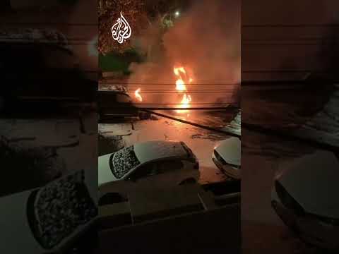 12 إصابة بسقوط صاروخ إيراني على مبنى بتل أبيب