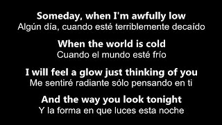 ♥ The Way You Look Tonight ♥ La Forma En Que Luces Esta Noche ~ Rod Stewart-letras en inglés/español