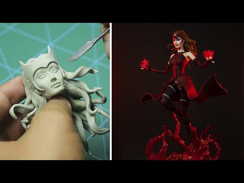 Sculpting SCARLET WITCH | DOCTOR STRANGE IN THE MULTIVERSE OF MADNESS | 2022 | WANDA MAXIMOFF