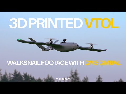 Flying a 3D Printed VTOL UAV | Stallion with GM3 Gimbal