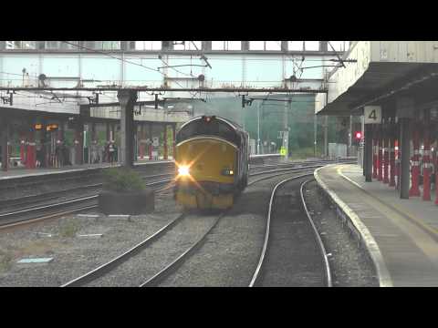 37218/37611 6k73 Sellafield - Crewe flask Train,8th July 2014. THRASH !!