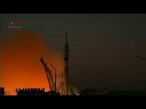 Soyuz rocket launches cosmonauts, NASA astronaut to International Space Station