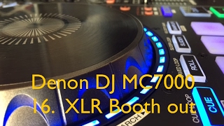 Video thumbnail for Denon DJ MC7000 - XLR Booth out by Brennan Galley