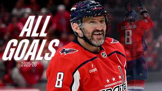 Every Alex Ovechkin Goal from 2025-26 NHL Season | The GR8 Returns
