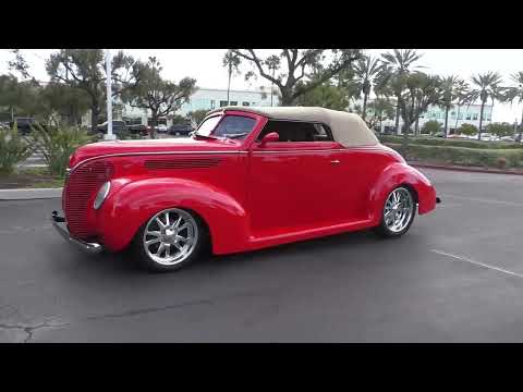 1938 Ford Deluxe Cabriolet Resto-Rod  (Sold) Hopped-Up Flathead V8 C4 Automatic IFS