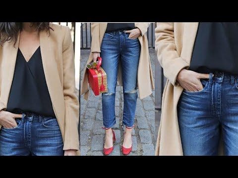 Combinaciones de ROPA casuales con PANTALONES JEANS LOOKS MODERNOS con PANTALON DE MEZCLILLA