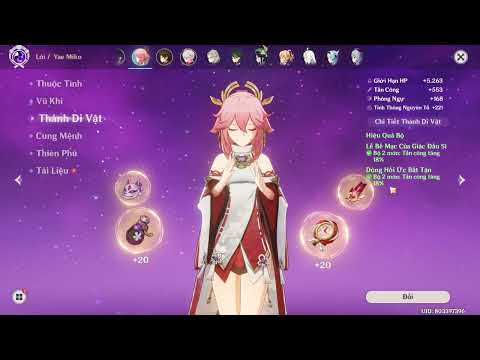 [Genshin Impact] Yae Miko Damage Testing - ATK vs EM Goblet