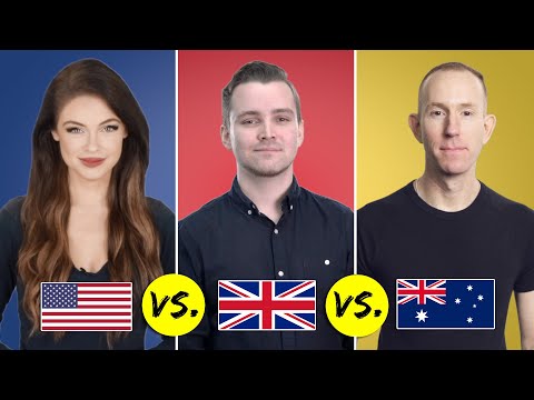 How An American, A Brit And An Australian Pronounce Words Differently