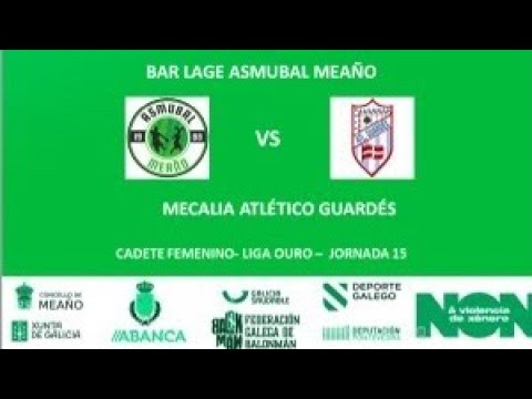 CADETE FEMENINO LIGA OURO: BAR LAGE ASMUBAL MEAÑO - MECALIA ATLETICO GUARDES