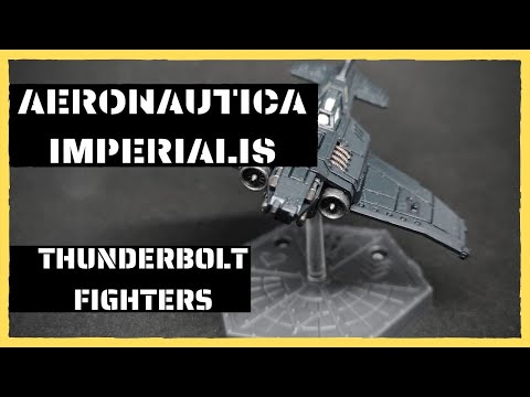 Aeronautica Imperialis - Painting Imperial Navy Thunderbolt Fighters