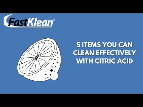 5 Items You Can Clean Effectively With Citric Acid  (Cleaning Tips)