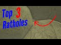 Top 3 Ratholes on Abberation | Ark Survival Evolved Unraidable Ratholes And Base Spots