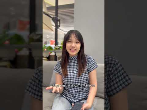 Gambar Memoo Waffle Maker Mini - Hijau
