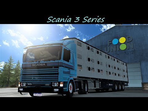 Scania 143H Custom Pigs Delivered Valmiera to Pärnu JBX2/PNG Graphics 1.45 ETS2 4K