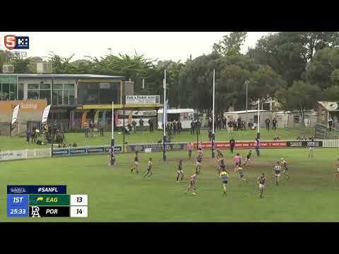 Rd 12 Hostplus SANFL Snapshot - Eagles' Will Pearce nails checkside set shot