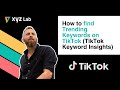 How to find Trending Keywords on TikTok (TikTok Keyword Insights)