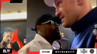 TYSON FURY EXCLUSIVE - "I THOUGHT I WON" - BACKSTAGE REACTION TO USYK DEFEAT/ MEETS DEREK CHISORA