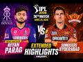 Rajasthan Royals Vs Sunrisers Hyderabad 36th Match Extended Highlights