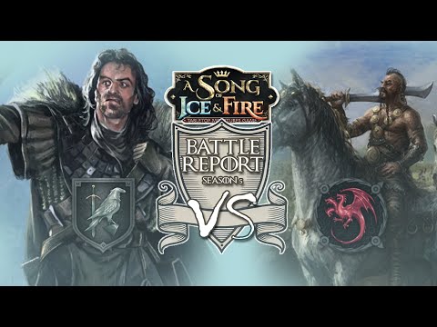 ASOIAF Table Top Miniatures Game Battle Report #3 Nightswatch vs Targaryen